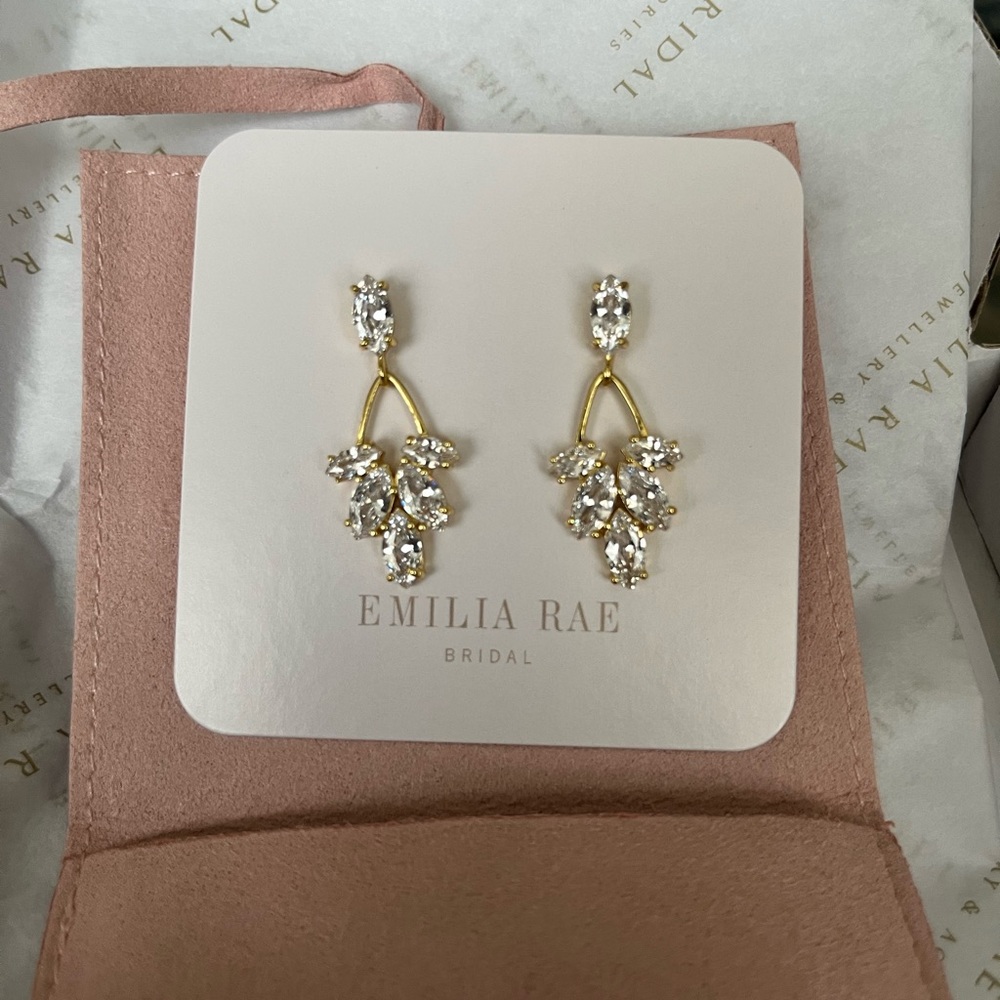 Emilia Rae Bridal earrings
